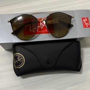 Ray-Ban Classic Black and Brown Sunglasses rb3546